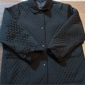 Men's Quilted Black Jacket